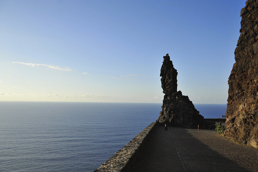 Viewpoint at the road to Punta del Teno, Buenavista del Norte, Northwest Tenerife, Spain