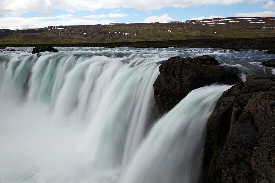 The Godafoss Waterfall, The Falls Of The Gods, Europe, Iceland