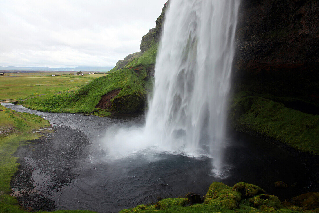 Seljalandsfoss Waterfall, Southern Iceland, Europe, Iceland
