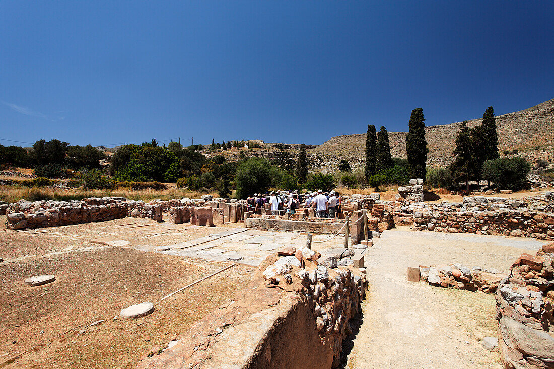 Ausgrabungsstätte, Kato Zakros, Präfektur Lasithi, Kreta, Griechenland