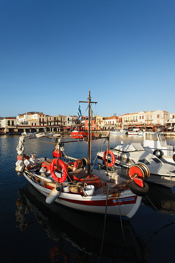Boote, Venezianischer Hafen, Rethymnon, Kreta, Griechenland