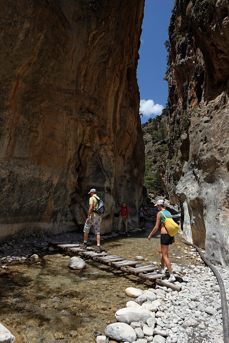 Iron Gate, Samaria Gorge, Chania Prefecture, Crete, Greece