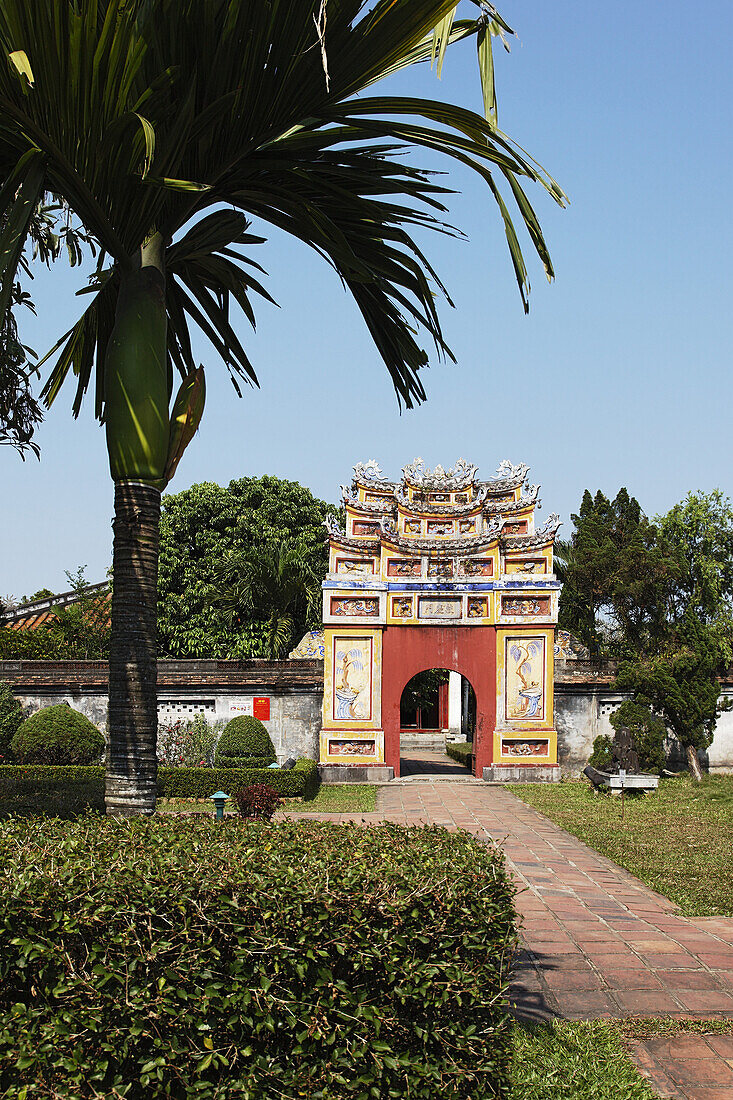 Gate, Citadel, Imperial City, Hue, Trung Bo, Vietnam