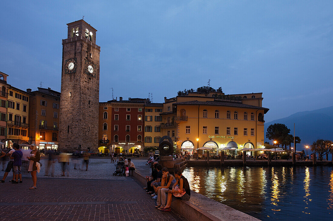 Clock Tower Torre Apponale, Riva, Lake Garda, Trento, Italy