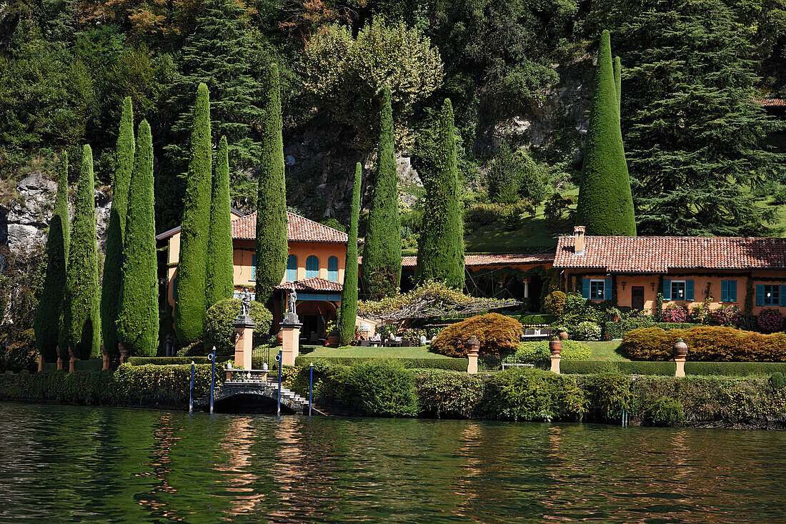 Villa von Sir Richard Branson, Virgin, Comer See, Lombardei, Italien