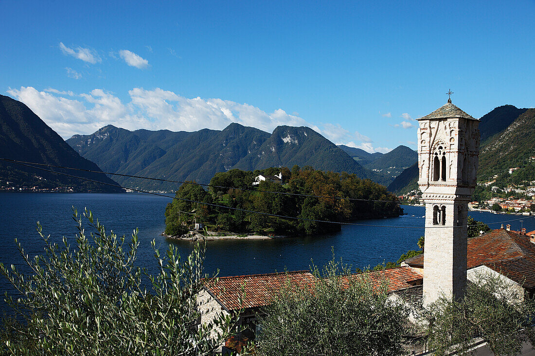 Glockenturm, Ossuccio, Lago di Como, Italien
