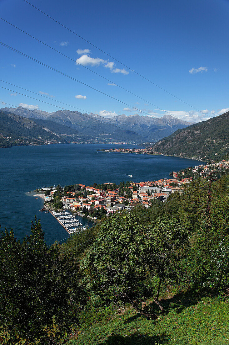 Stadtansicht, Bellano, Comer See, Lombardei, Italien