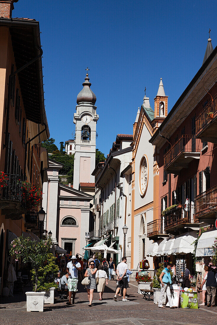 Historischer Stadtkern, Menaggio, Comer See, Lombardei, Italien