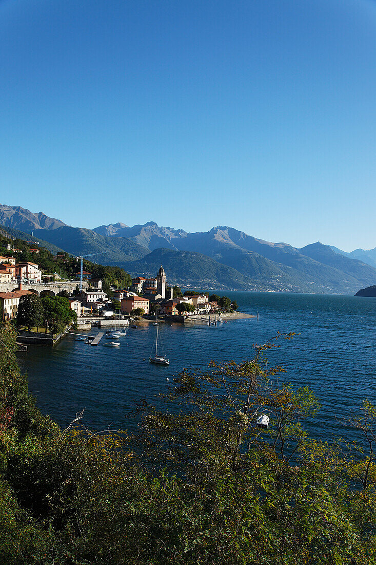 Cremia, background Piz Stella, Surettahorn, Lake Como, Lombardy, Italy