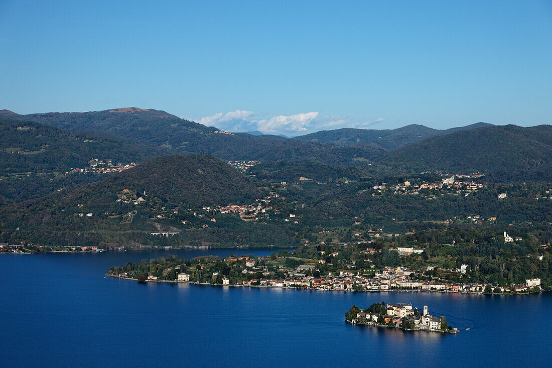 Isola San Giulio, Ortasee, Piemont, Italien