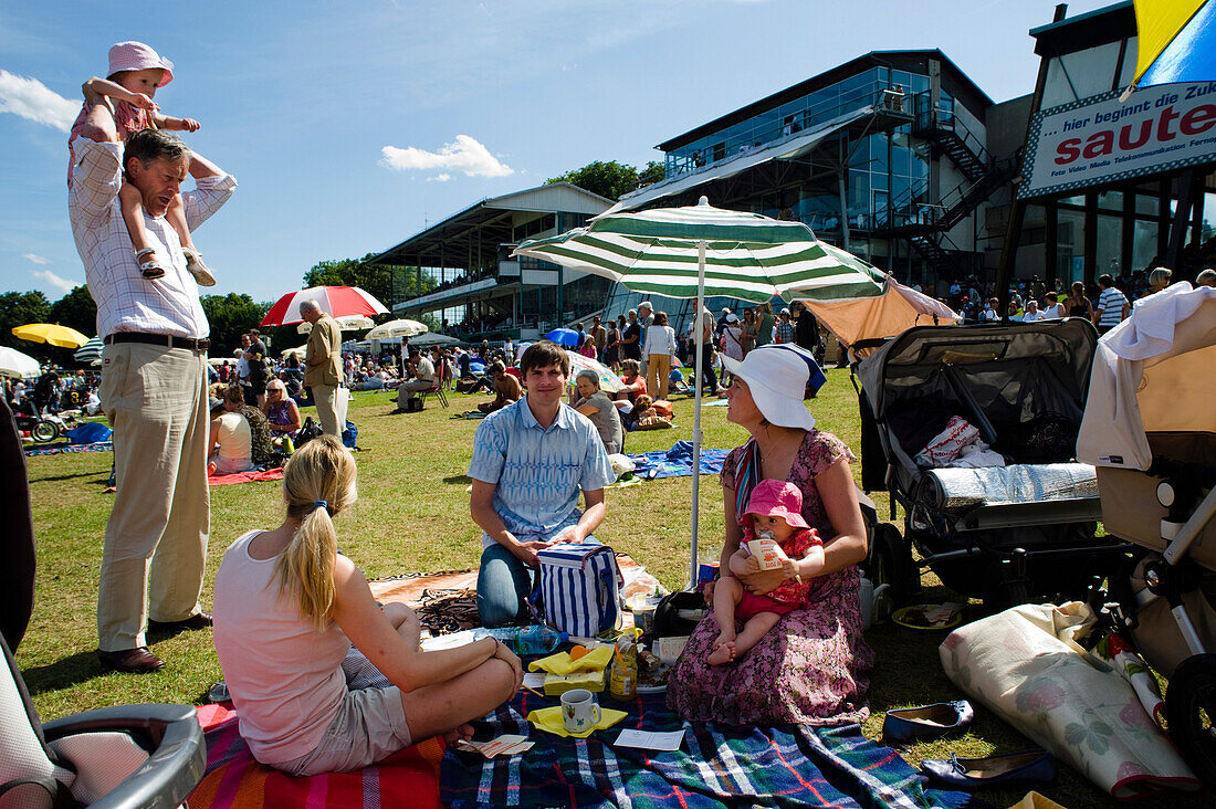 Racecourse, Daglfing, Munich, Bavaria, Germany