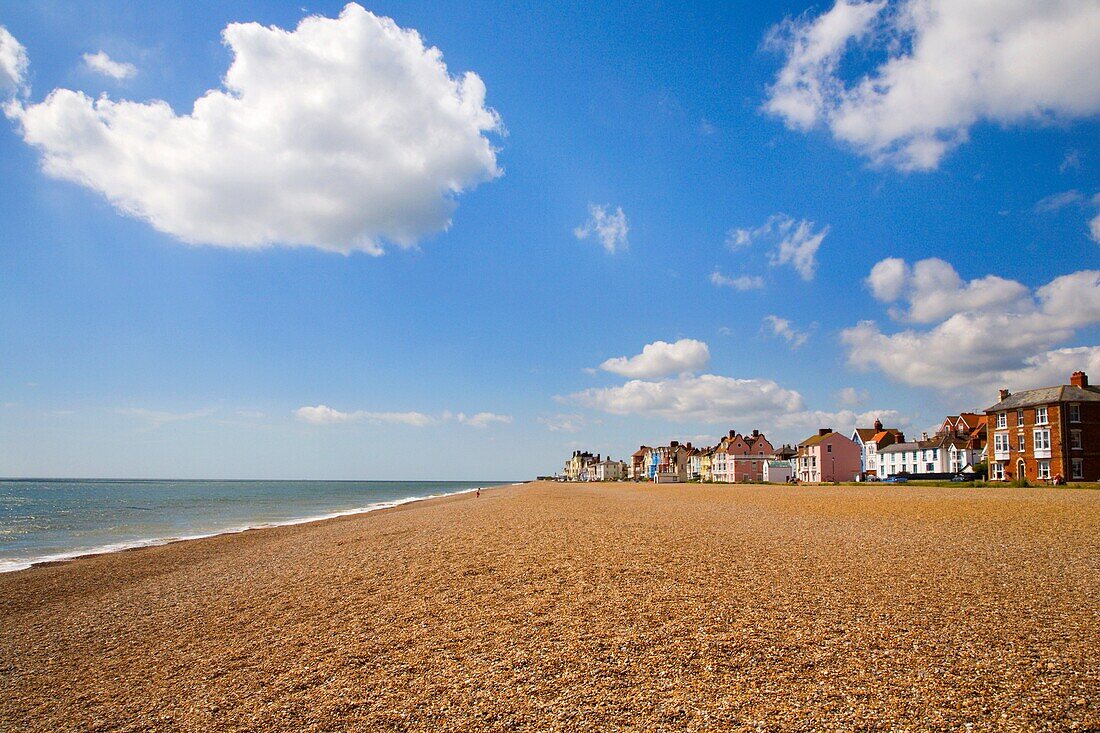 The Shingle Beach at Aldeburgh, Suffolk England