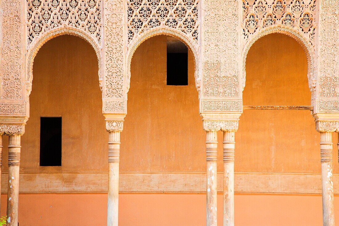 Patio de los Leones Alhambra Palace Granada Spain