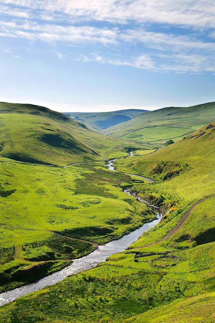 River Coquet Upper Coquetdale Northumberland England