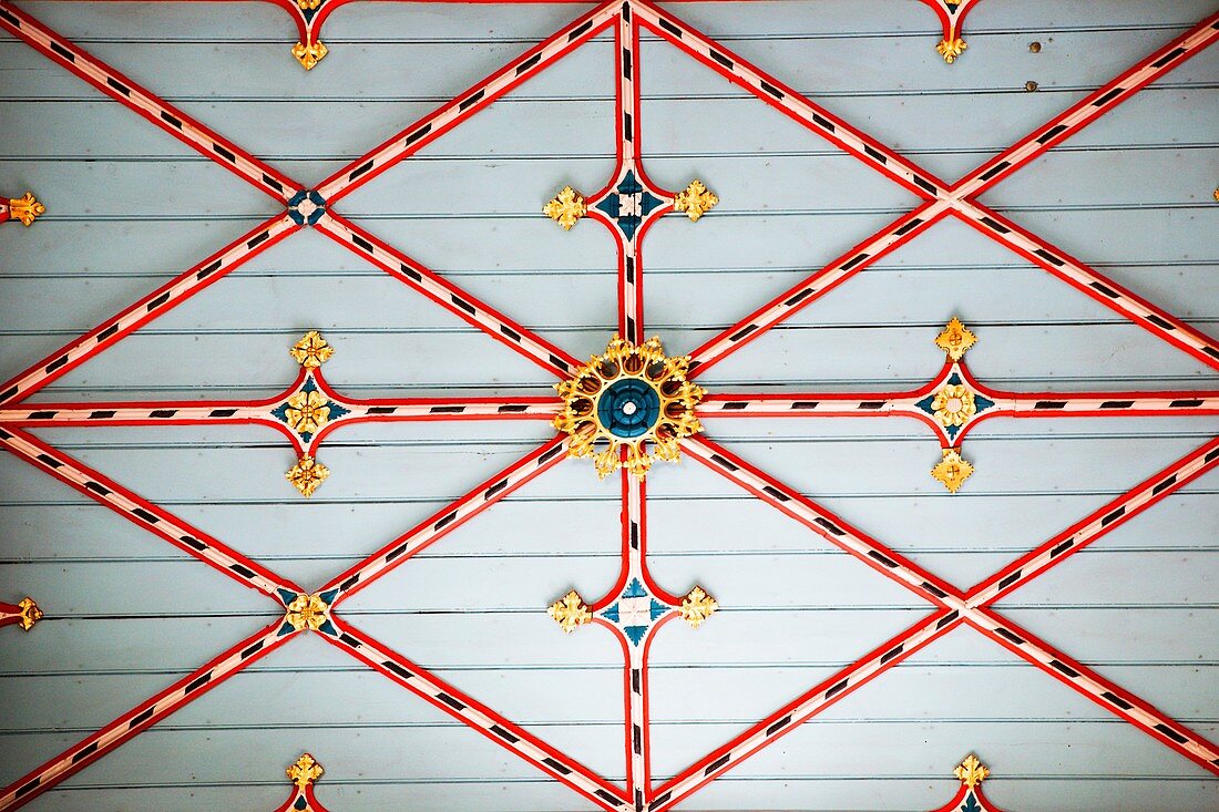 Ceiling Detail Parish Church of St Gregory Sudbury Suffolk Engla