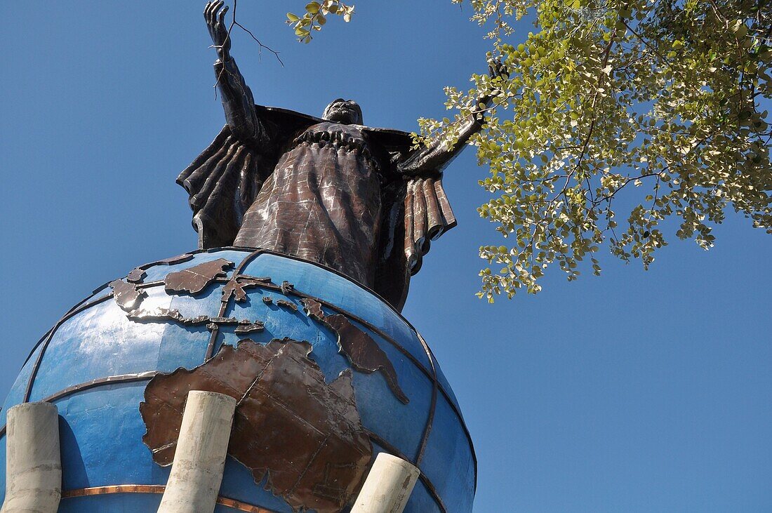 Dili (East Timor): the Cristo Rei's statue, on the hilltop of Cape Fatucama