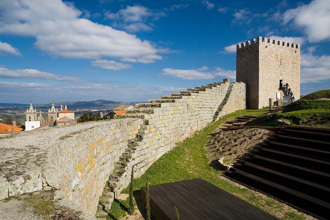 Castle of Celorico da Beira village, in Beira Alta Guarda District Portugal