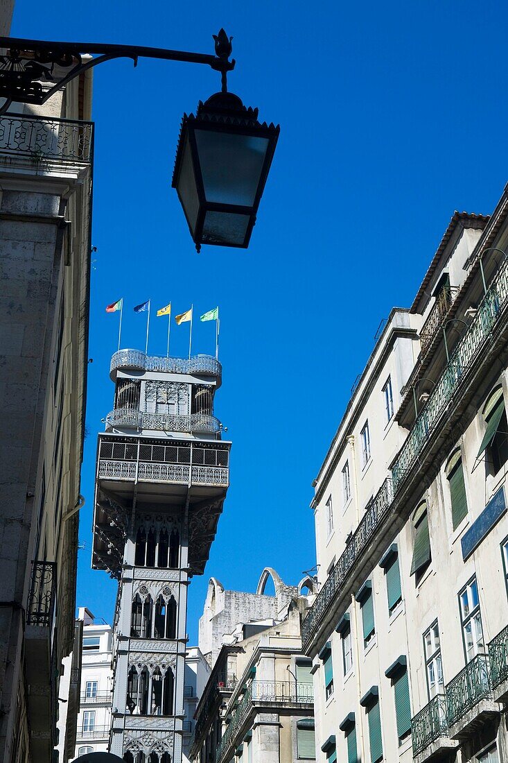 Elevador de Santa Justa, Lisbon city Portugal