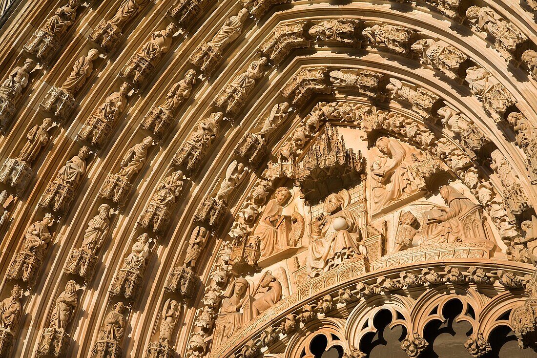 Monastery of Santa Maria da Vitoria, also called Batalha Monastery, declared World Heritage by UNESCO in Batalha Leiria district Portugal