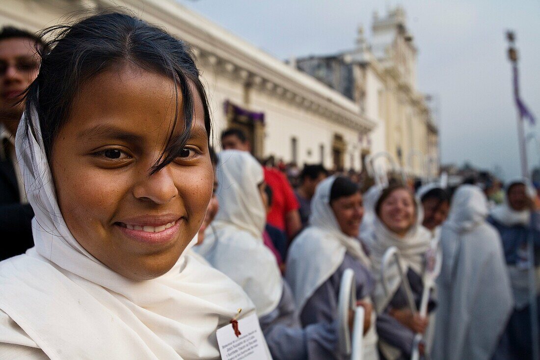 Semana Santa, Woman dressed in costume