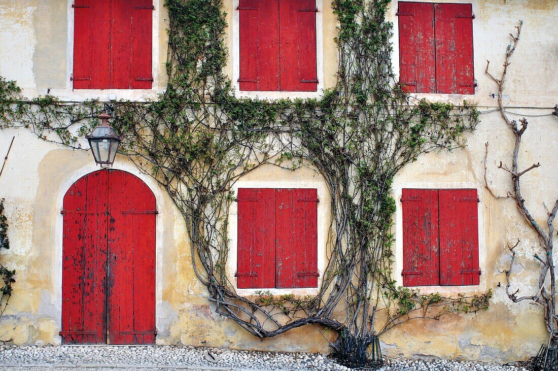 Italy, Veneto, Maser, Villa Barbaro designed by Andrea Palladio, Detail