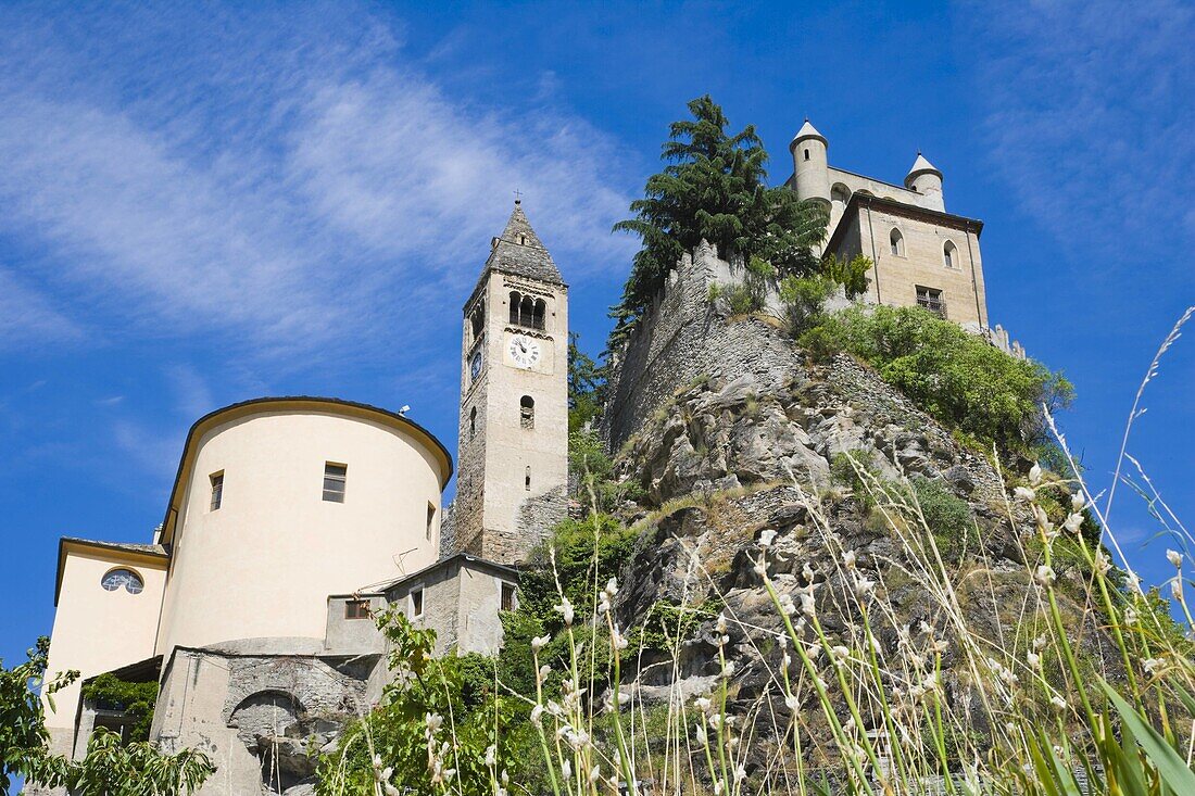 Hotel Residence Chateau. Saint Pierre Castle. Saint Pierre. Aosta Valley. Italy.