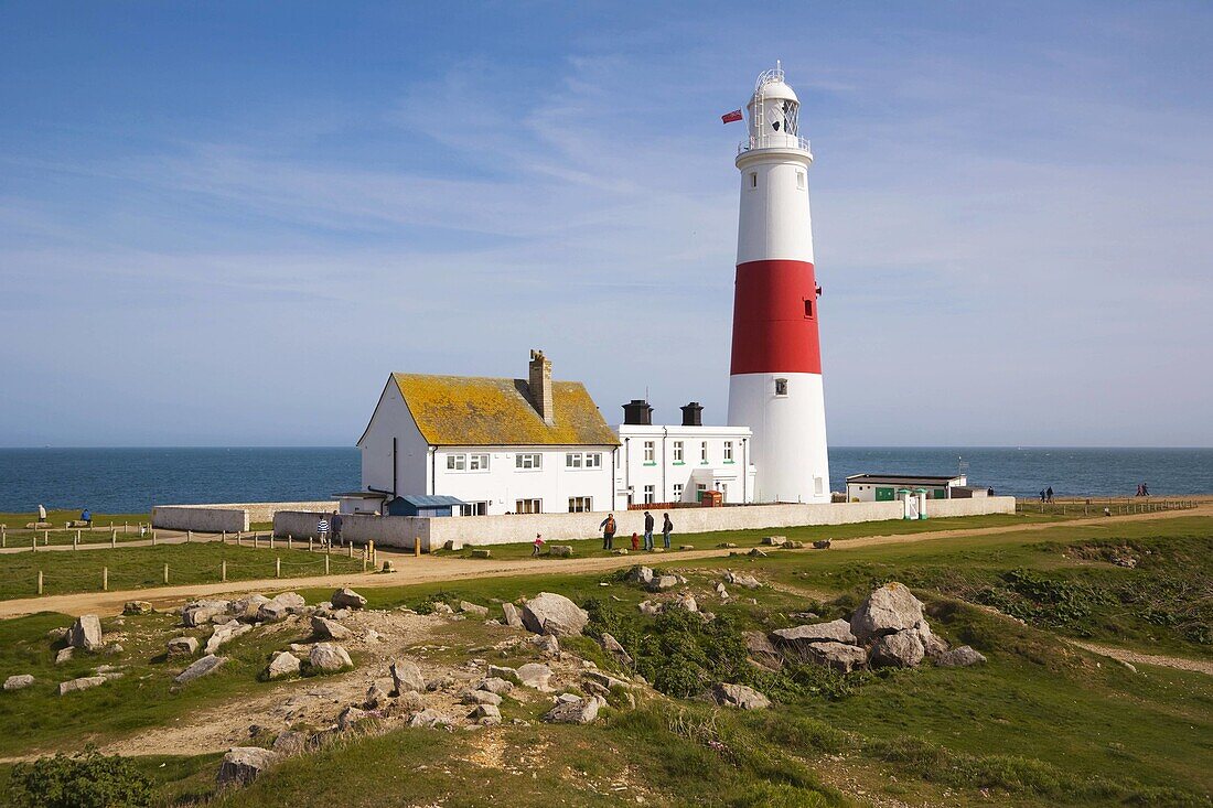 Portland Bill Lighthouse. Isle of Portland. Dorset. England. UK.
