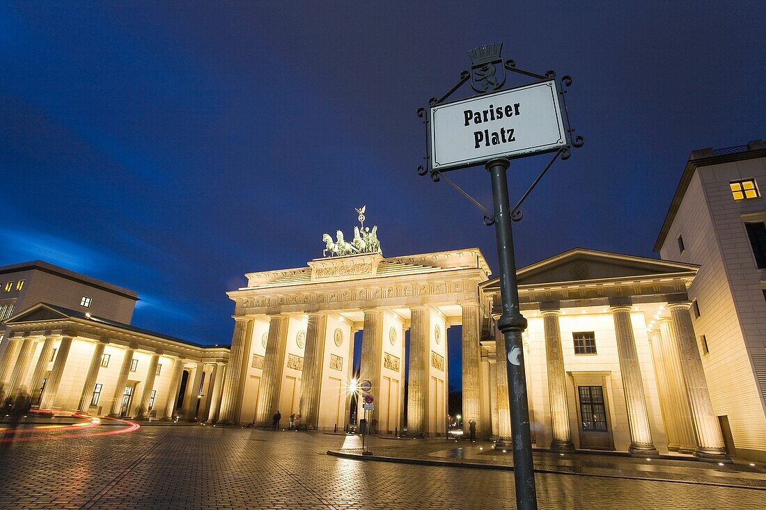 Berlin, Brandenburger Tor, Pariser Platz