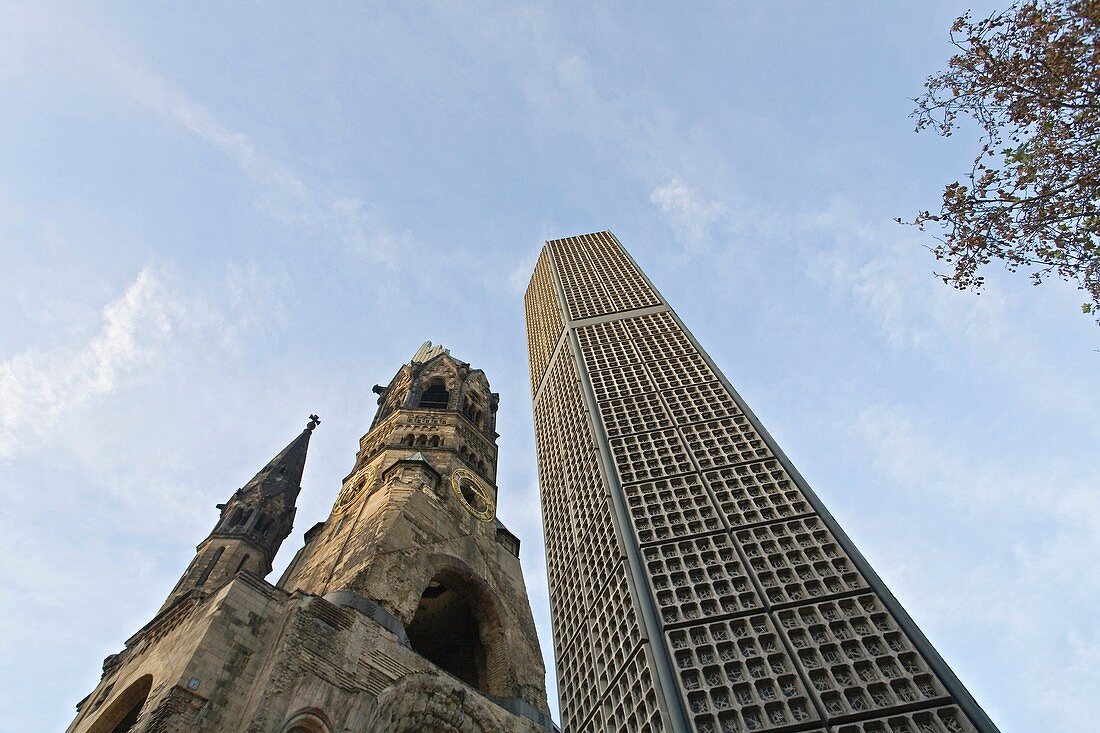 Berlin, Kaiser Wilhelm Memorial Church, Kurfuerstendamm