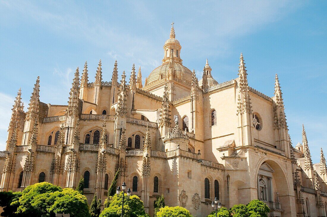 Apsis der Kathedrale. Segovia, Kastilien-León, Spanien.