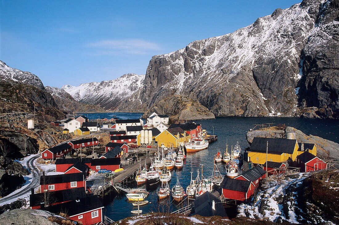 Norway, Nordland, Lofoten Islands, Nusfjord