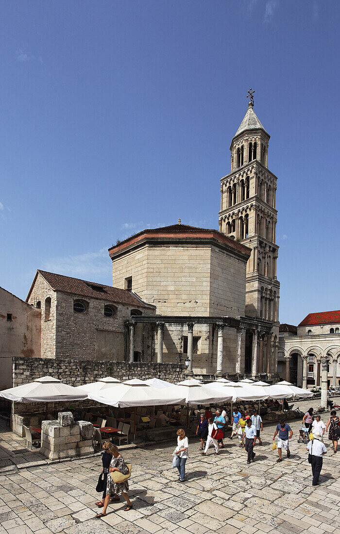 Kathedrale Sveti Duje, Diokletianspalast, Split, Split-Dalmatien, Kroatien