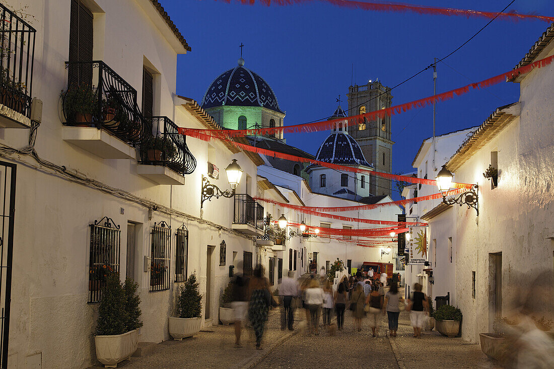 Nuestra Senora del Consuelo church, old town, Altea, Province Alicante, Spain