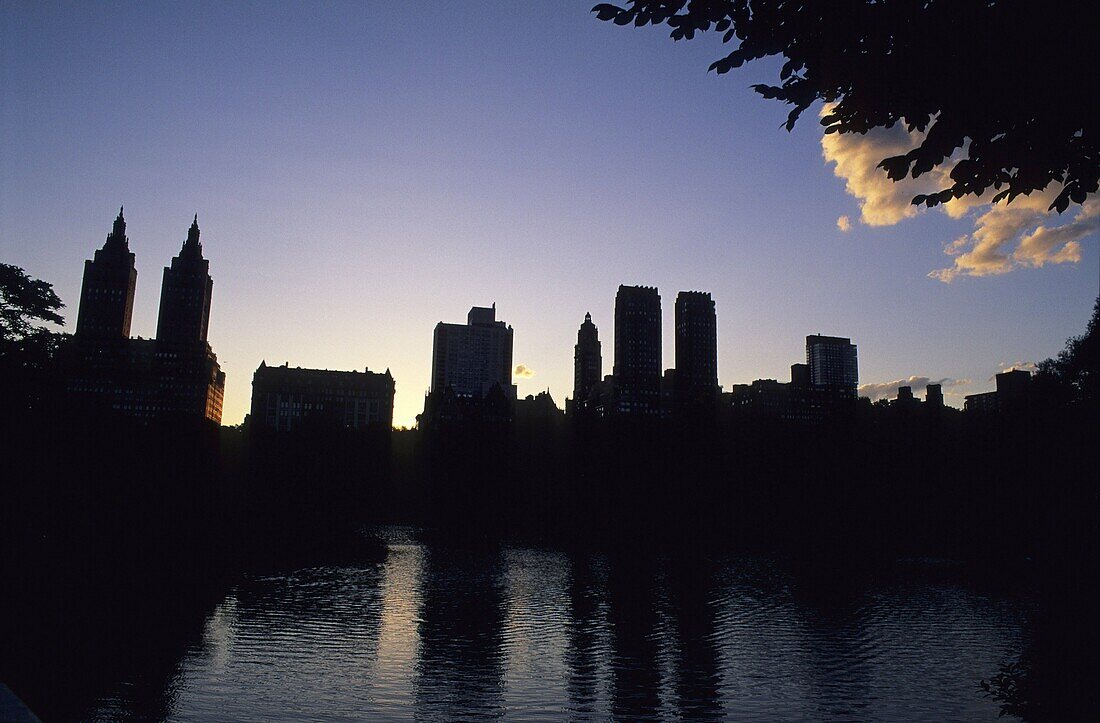 Skyline of New York from Central Park United States