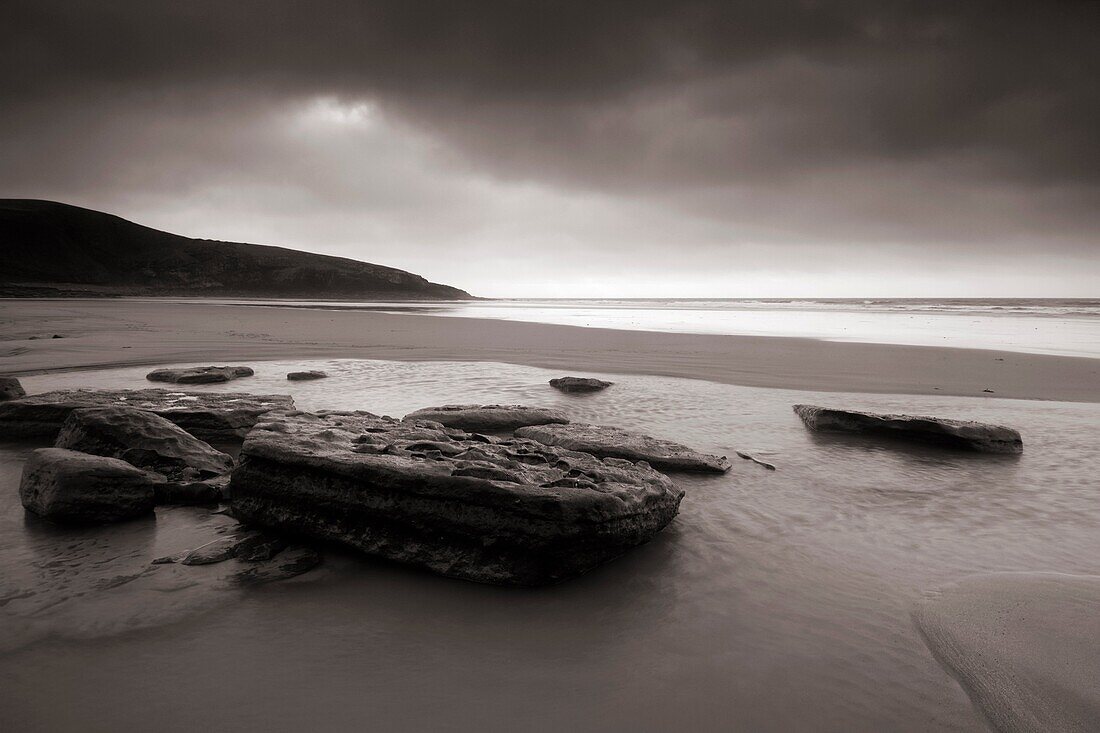 Dunraven Bay by Southerndown on the Glamorgan Heritage Coast, Wales