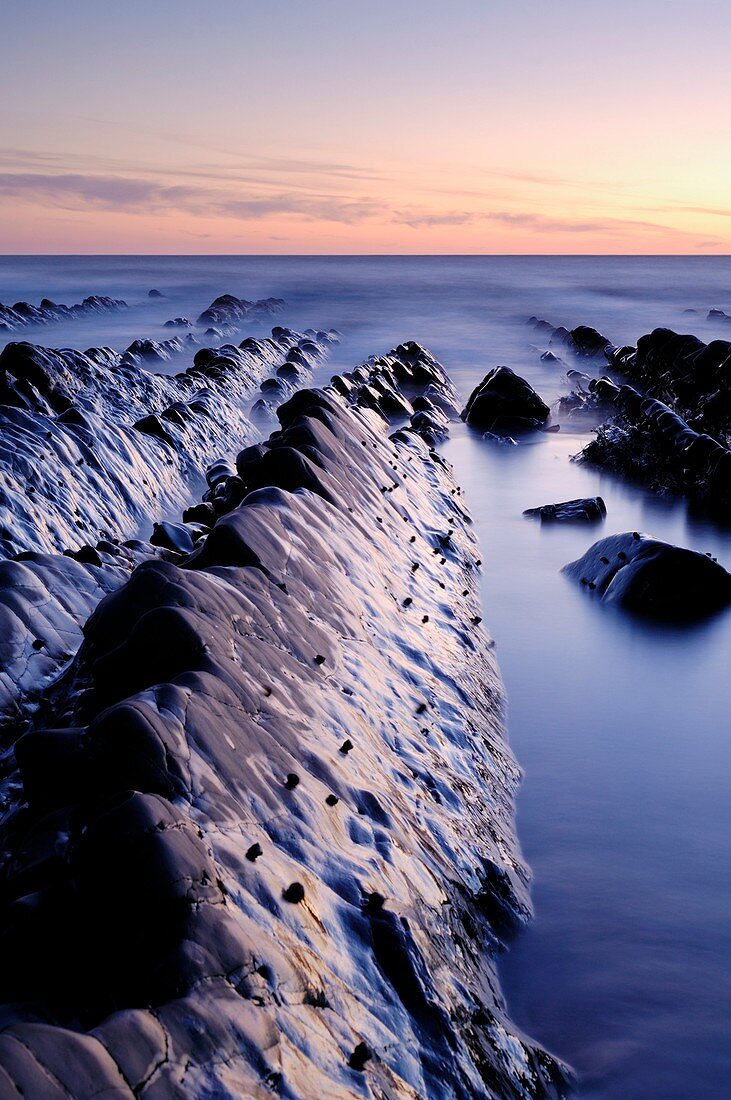 Welcombe Mouth on the North Devon coast near Welcombe, Devon, England, United Kingdom