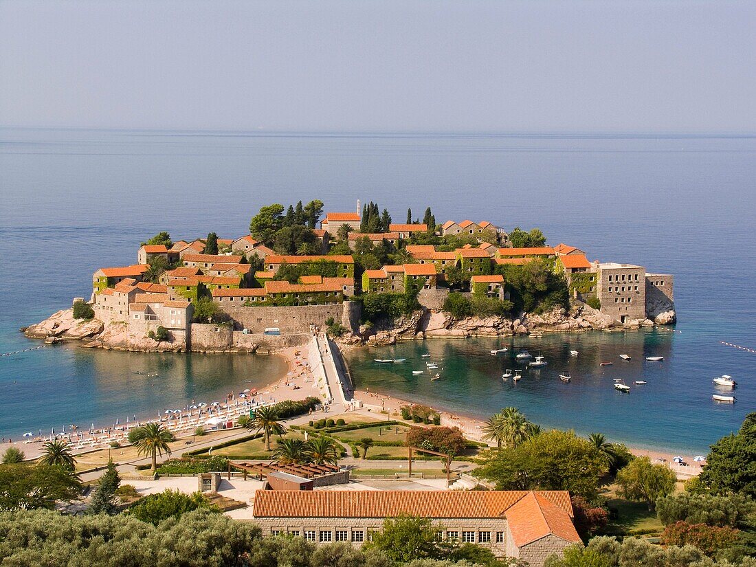 europe, montenegro, sveti stefan