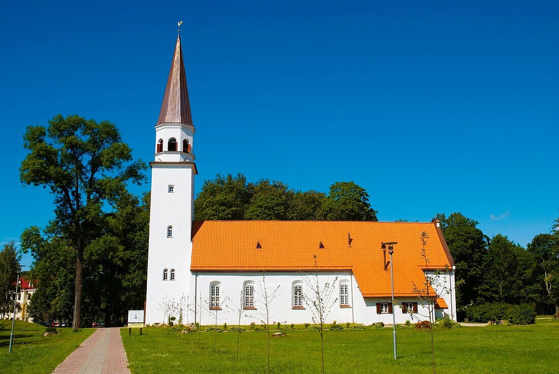 Lutheran church in Sigulda Latvia Europe