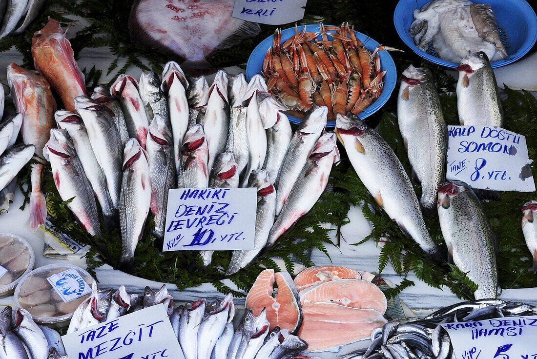 Fish Market, Beyoglu, Istanbul, Turkey