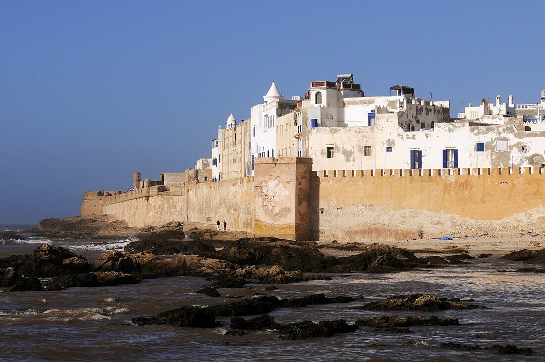 View of the Ramparts and Medina, Essaouira, Morocco, North Africa