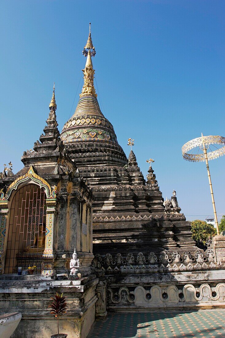 Wat Chetawan main chedi Chiang Mai, Thailand