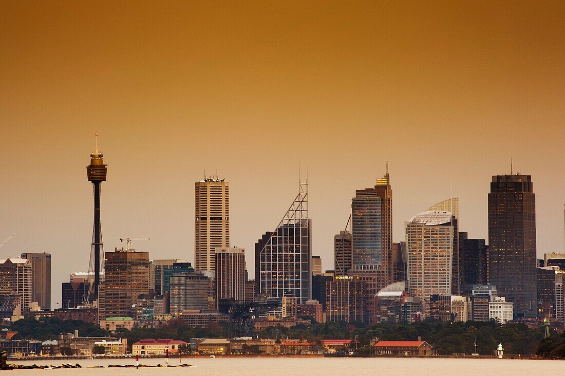 City of Sydney seen from Parsley Bay, New South Wales, Australia