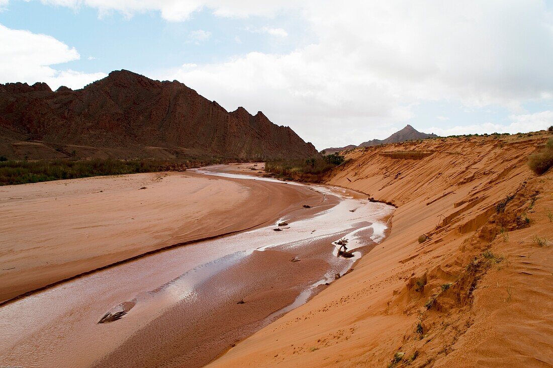 Saf Saf river, border with Algeria, oasis of Figuig, province of Figuig, Oriental Region, Morocco