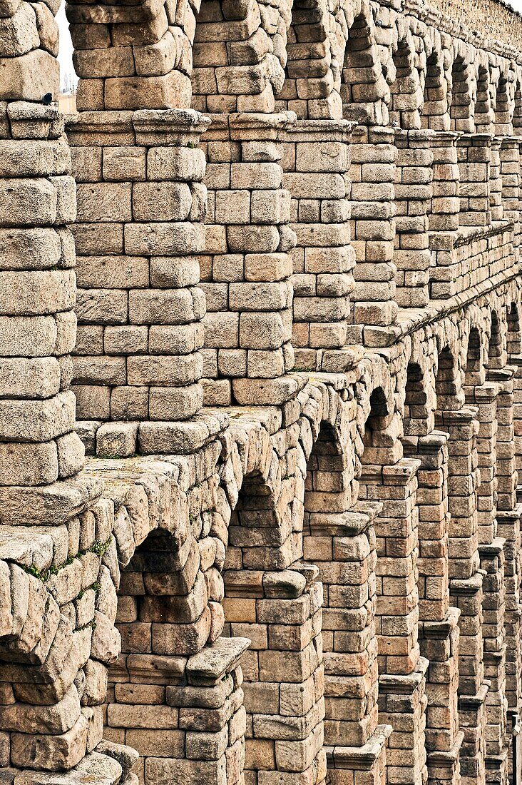 Roman aqueduct , Segovia, Spain