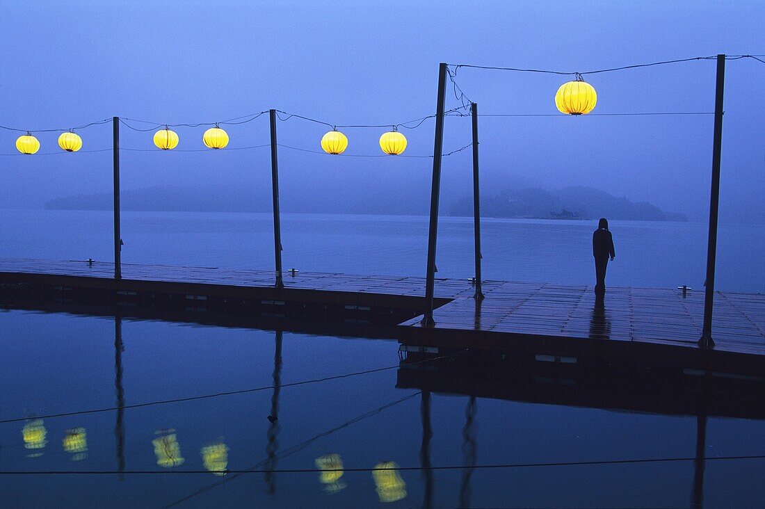 Sun Moon Lake, der größte natürliche See Taiwans, ehemals Formosa, Republik China, Ostasien