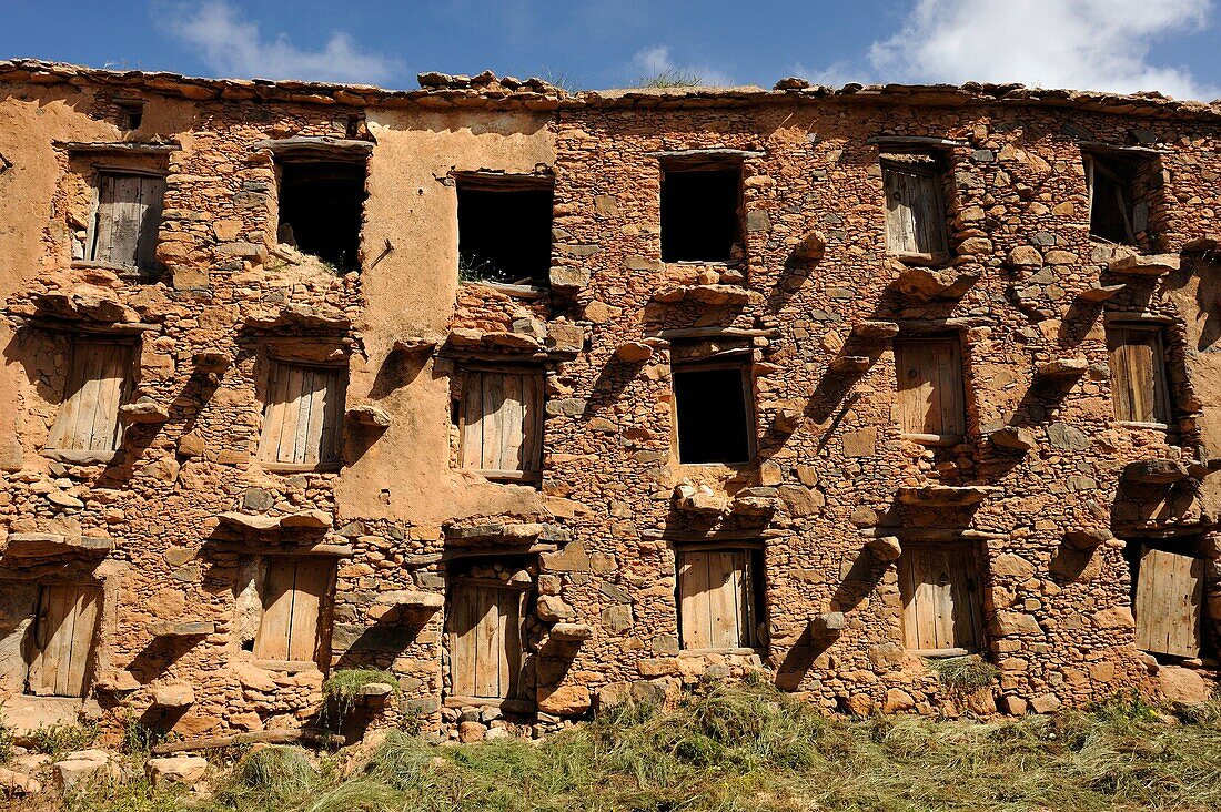 traditionelle Scheunenfestung für die Getreideernte, Tallate, Anti-Atlas, Marokko, Nordafrika