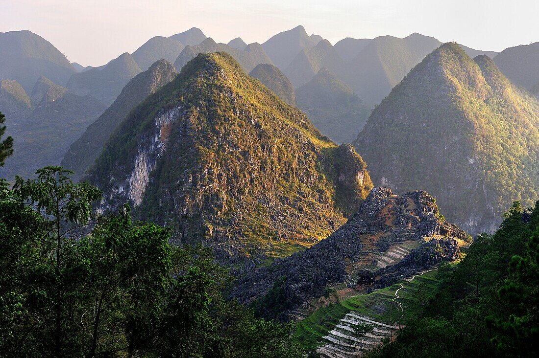 Sa Phyn valley, Dong Van area, Ha Giang province, north Vietnam, south-east asia