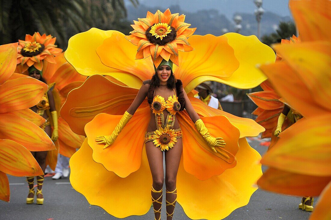 Karneval von Nizza, Nizza, Côte d'Azur, Alpes-Maritimes-Meeresalpen, Frankreich