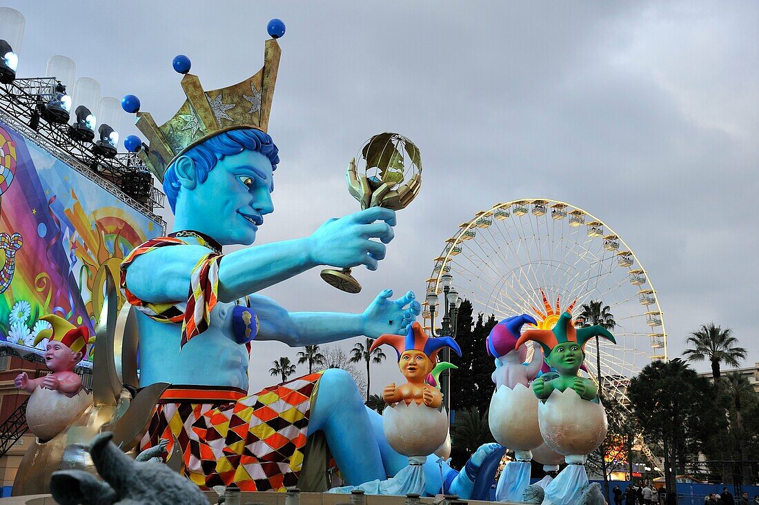 Karneval von Nizza, Nizza, Côte d'Azur, Alpes-Maritimes-Meeresalpen, Frankreich