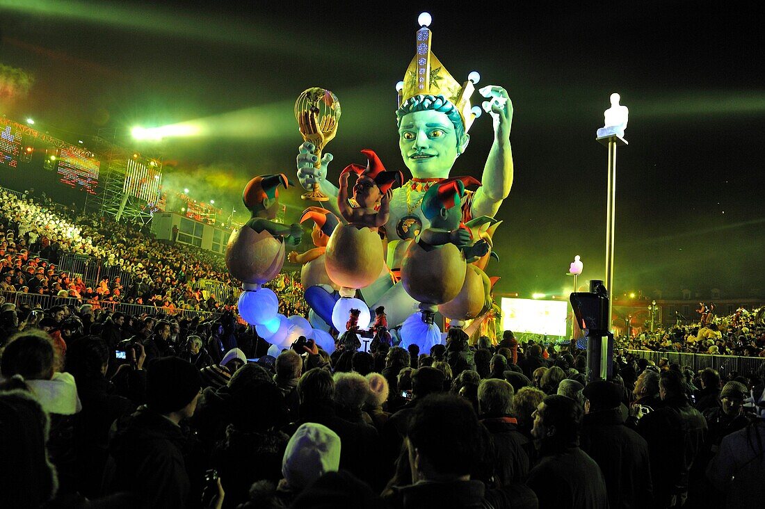 Karneval von Nizza, Nizza, Côte d'Azur, Alpes-Maritimes-Meeresalpen, Frankreich